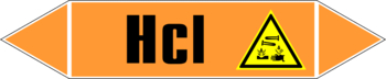 Маркировка трубопровода "hcl" (k11, пленка, 716х148 мм)" - Маркировка трубопроводов - Маркировки трубопроводов "КИСЛОТА" - ohrana.inoy.org
