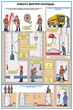 ПС17 Безопасность работ на объектах водоснабжения и канализации (пластик, А2, 4 листа) - Плакаты - Безопасность труда - ohrana.inoy.org